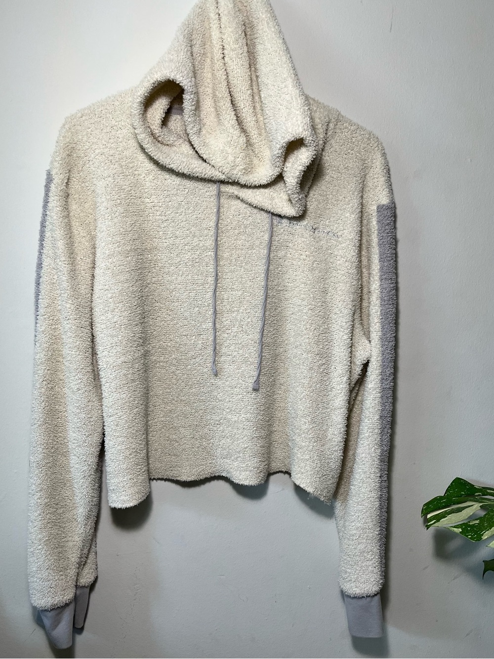 Champion Cozy Cream Teddy Hoodie & Short Set